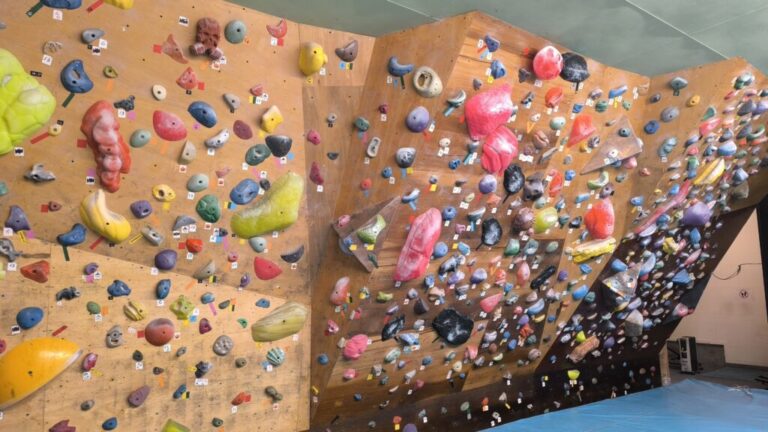 パンダWALLのボルダリング壁